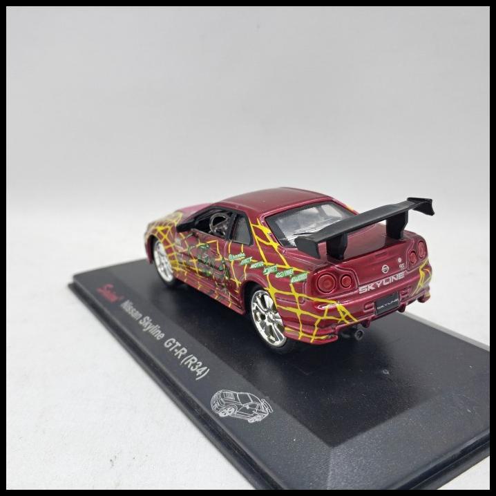 Saico Nissan Gtr R34 Merah 1/43
