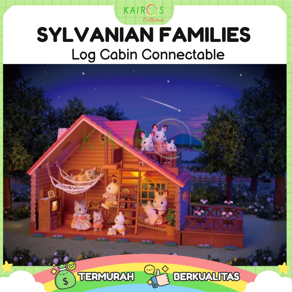 Sylvanian Families Log Cabin Connectable