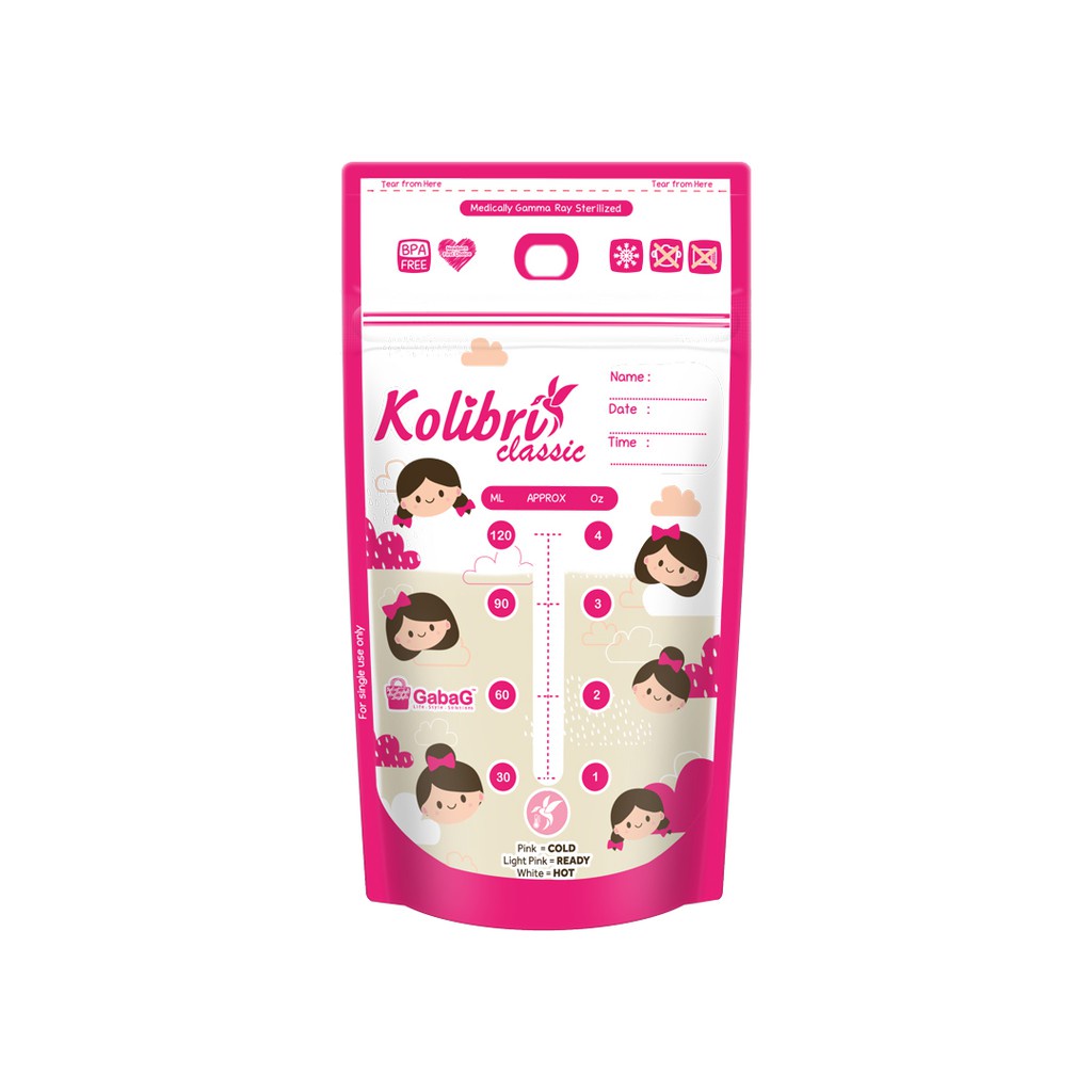 Gabag Kantong Asi Kolibri Classic 120 ml - LDA