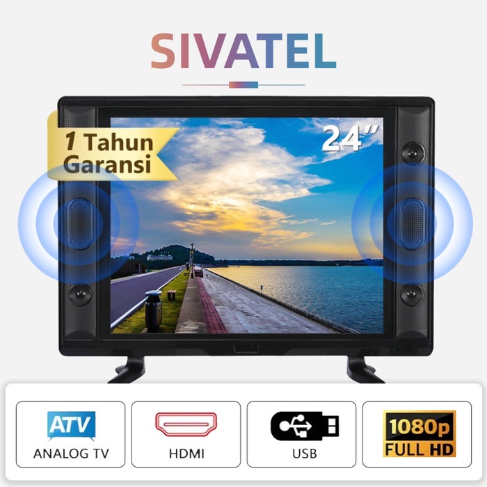 TV LED 24 inch HD Ready Televisi MurahS-2415 TERPERCAYA