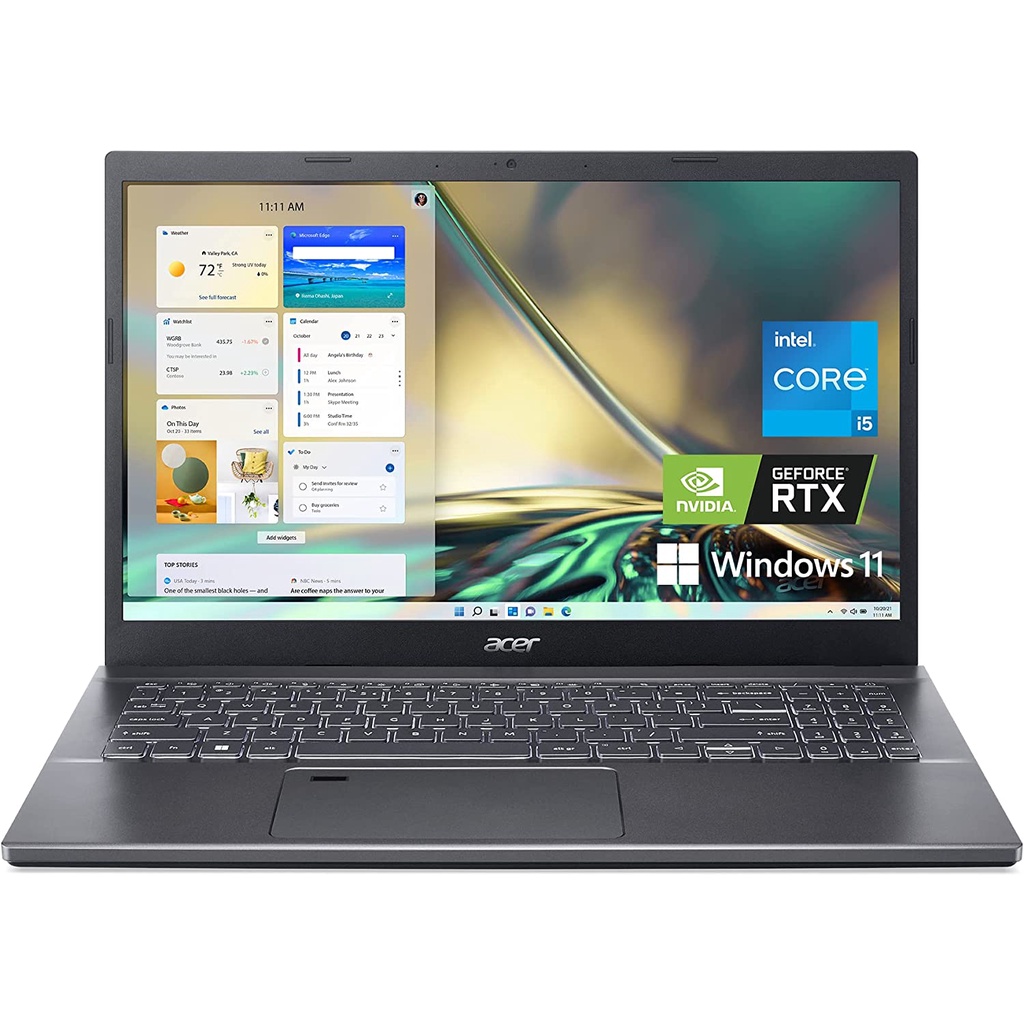 Laptop ACER ASPIRE 5 RTX 2050 i5 1240P 16GB RAM FHD IPS