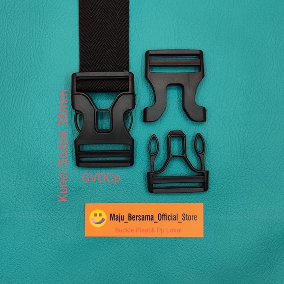 Buckle Plastik PP Lokal - Kunci Sodok 38mm isi 60 pcs SW1