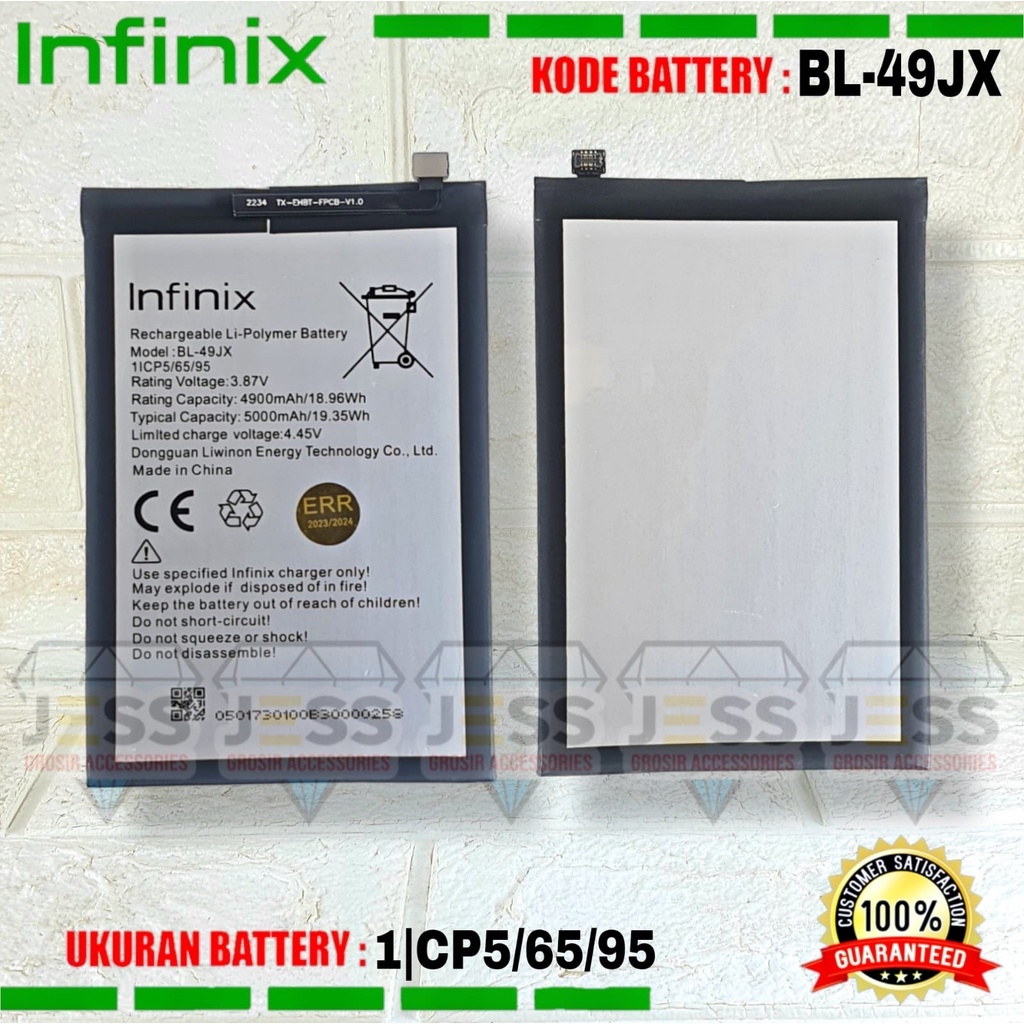 Baterai Battery Original Infinix BL49JX BL-49JX For tipe HP Infinix NOTE 10 PRO - X695 - X695C - X695D &amp; NOTE 11 Pro - X697