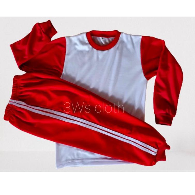 ((No)[C93W]✉) KAOS OLAHRAGA SD | SERAGAM OLAHRAGA SD | SETELAN OLAHRAGA SD | PUTIH MERAH/MERAH PUTIH