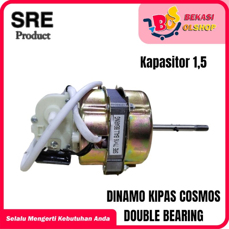 DINAMO KIPAS COSMOS DOUBLE BEARING / MOTOR KIPAS COSMOS BEARING