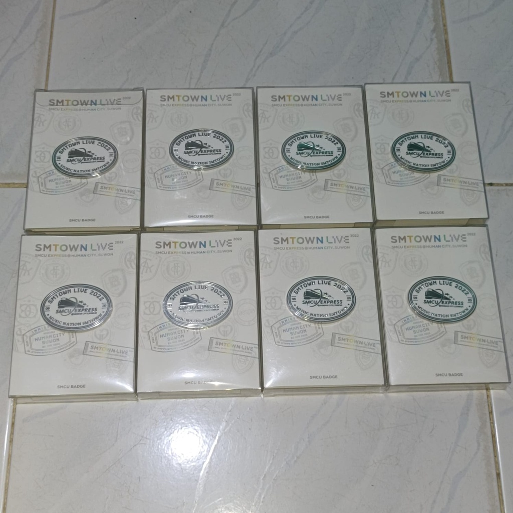 OFFICIAL MD SMCU BADGE SET NCT AESPA