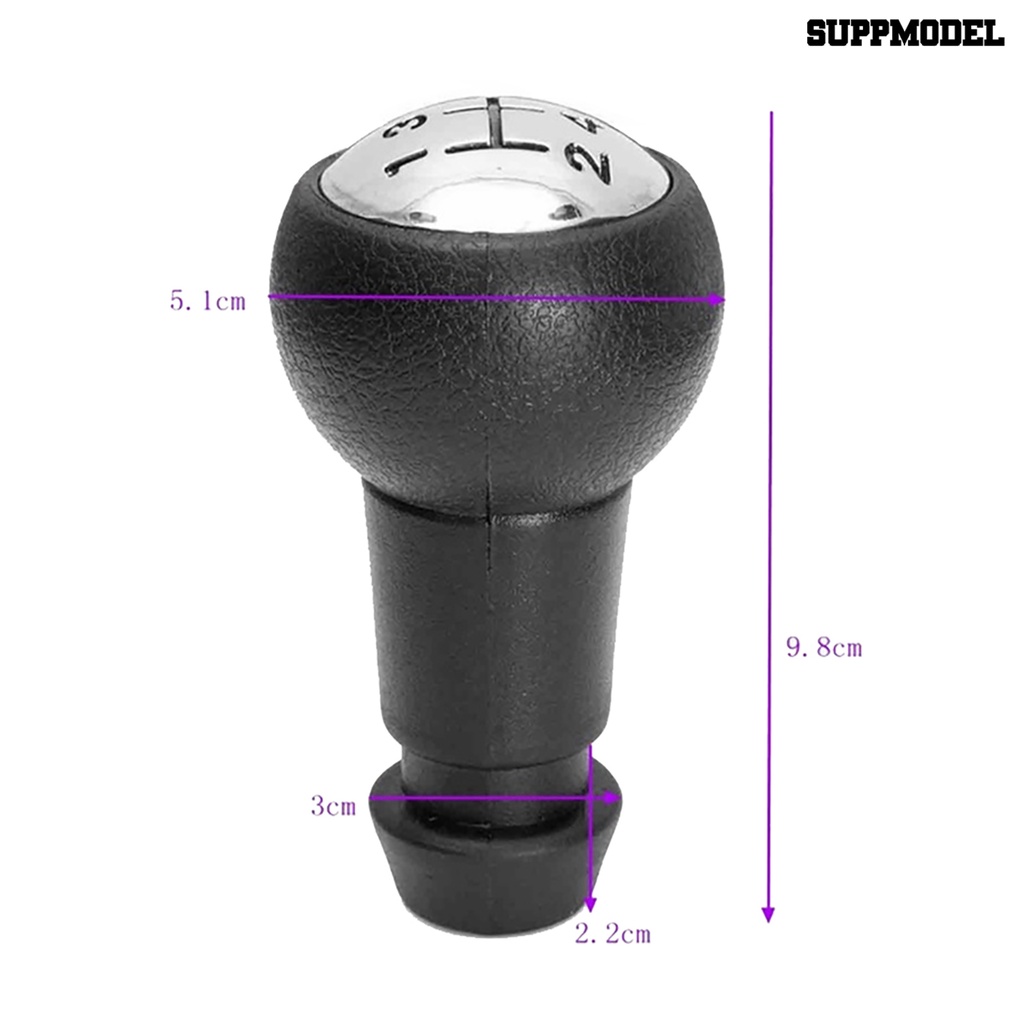 PEUGEOT [Dekorasi] Shifter Mobil 5speed ABS Tahan Lama Mobil Manual Gear Shift Knob Untuk Peugeot106 206 306 406 806 107 207 307