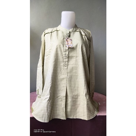 ATASAN BLOUSE KATUN KOTAK WANITA PREMIUM by BWI 188