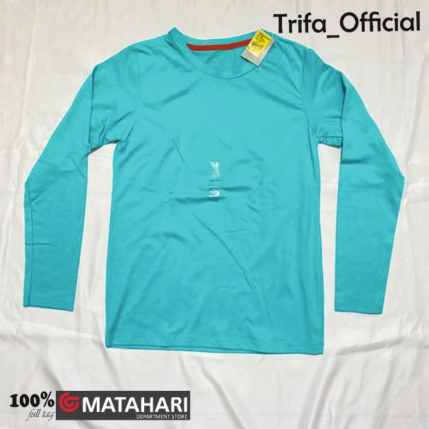 Kaos Polos Tosca / Baju Atasan / Dalaman Hijab Manset / Baju Harian Lengan Panjang Remaja T Zone Uku