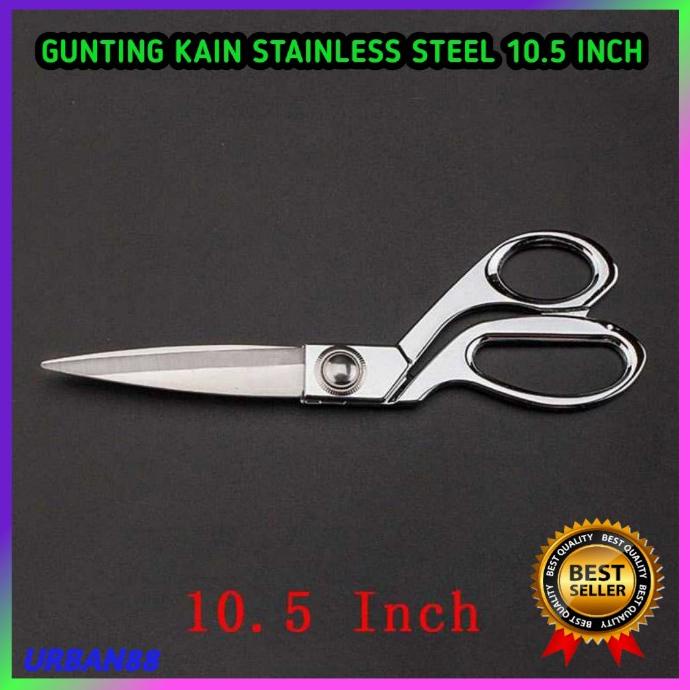 

[BISA COD] Gunting Kain Super Tajam Sewing Scissors Stainless Steel 10.5 Inch