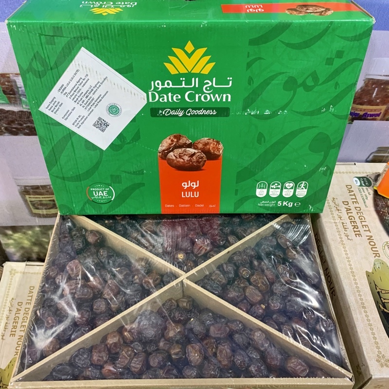 Date crown lulu 5kg Dc lulu kurma lulu kurma emirates