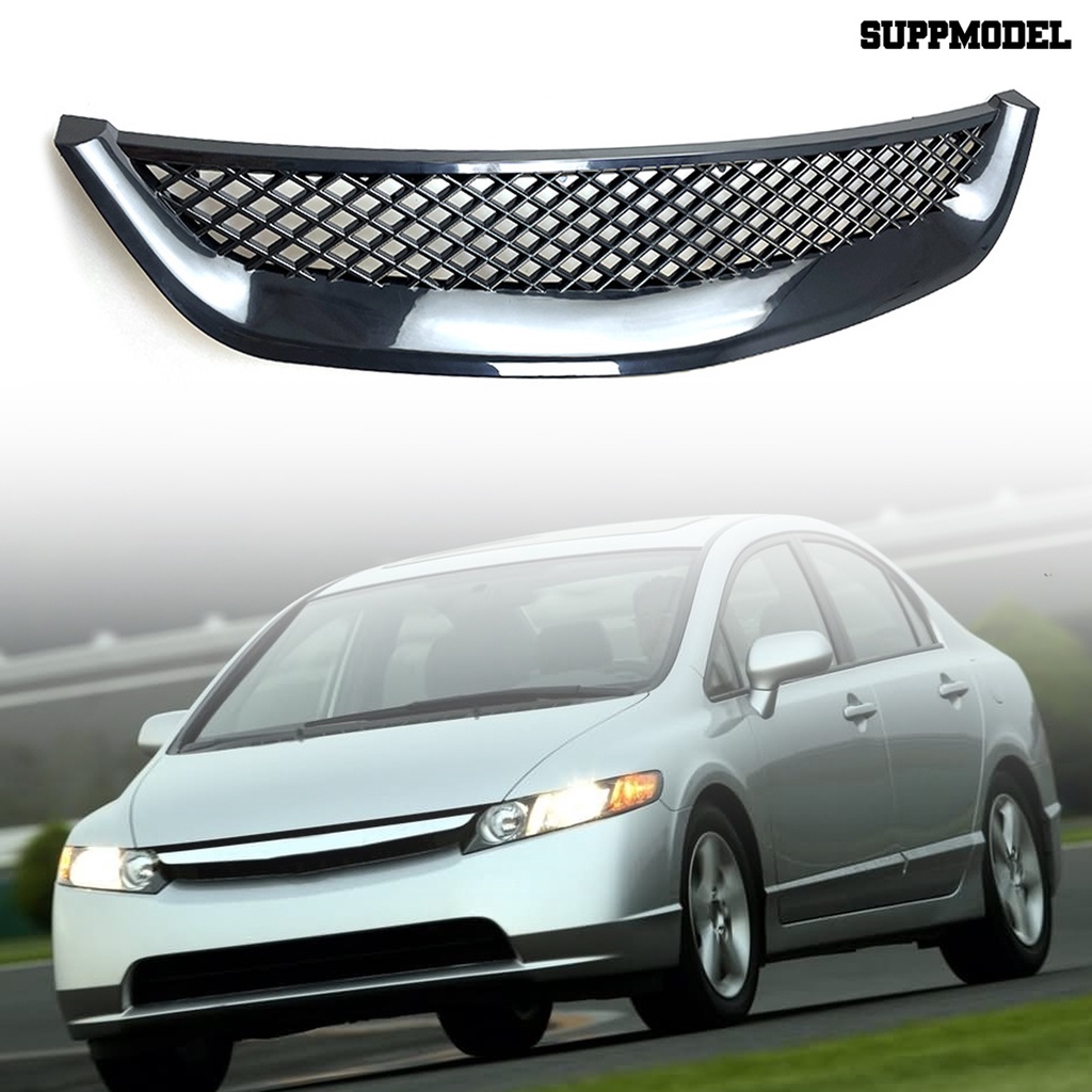 [Auto] Mesh Grille Pengganti Penutup Lubang Udara Masuk Mobil ABS Tahan Debu Untuk Honda Civic 2001-2003
