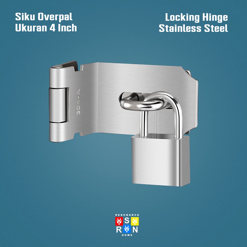 Overpal Siku Sedang 4 Inch / Kunci Pintu Overpal SUS 304 Resonance Home