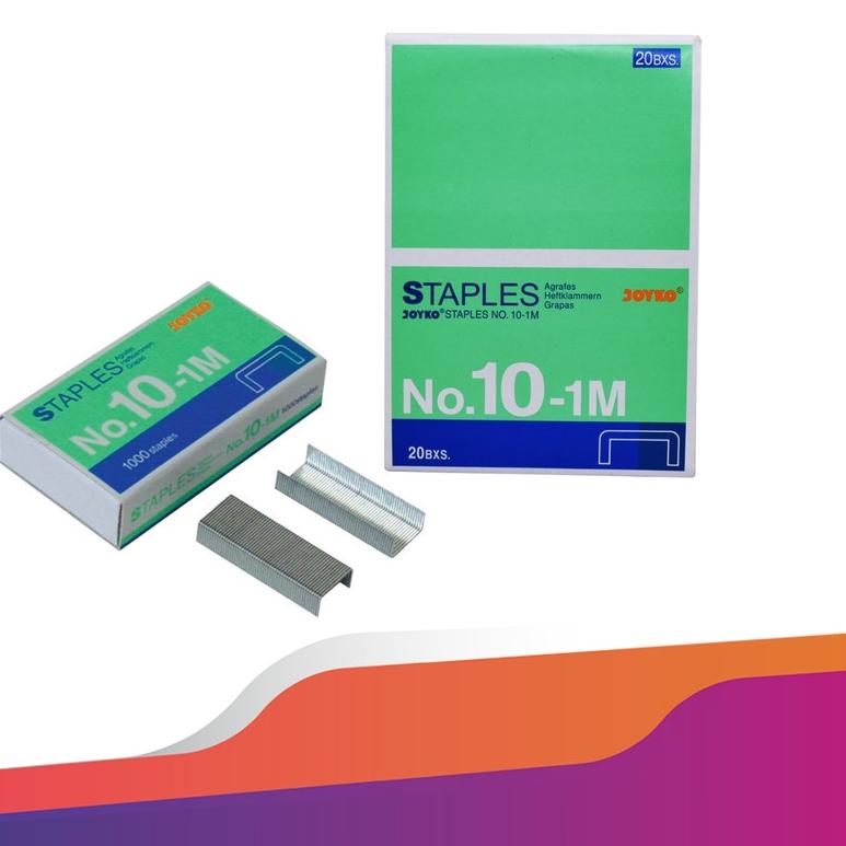 

✒✒ 1 BOX BESAR ISI STAPLES KENKO KECIL N0 10 -1M / REFILL STAPLER No 10