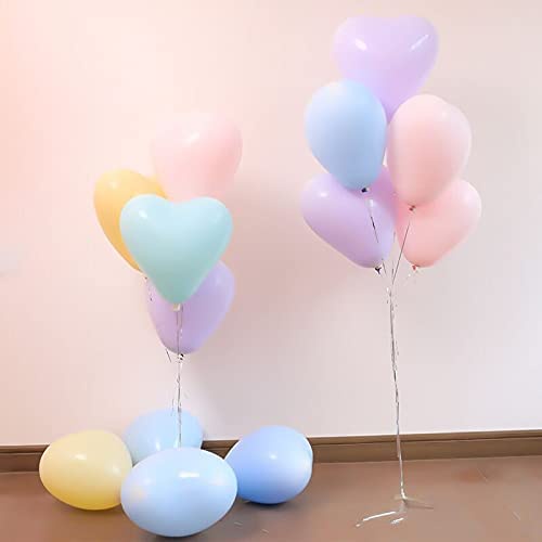 Balon Hati Warna Pastel Heart Shape Balloon Dekorasi Pesta Party Decoration Pernyataan Cinta Festival