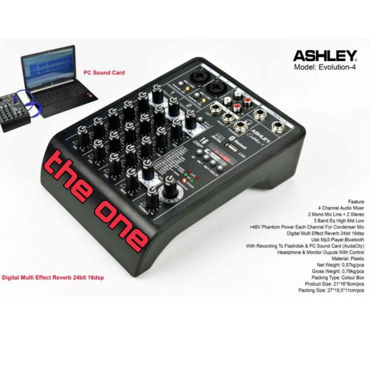 TERMURAH ㊔ mixer audio ashley evolution 4 / evolution4 G⌘
