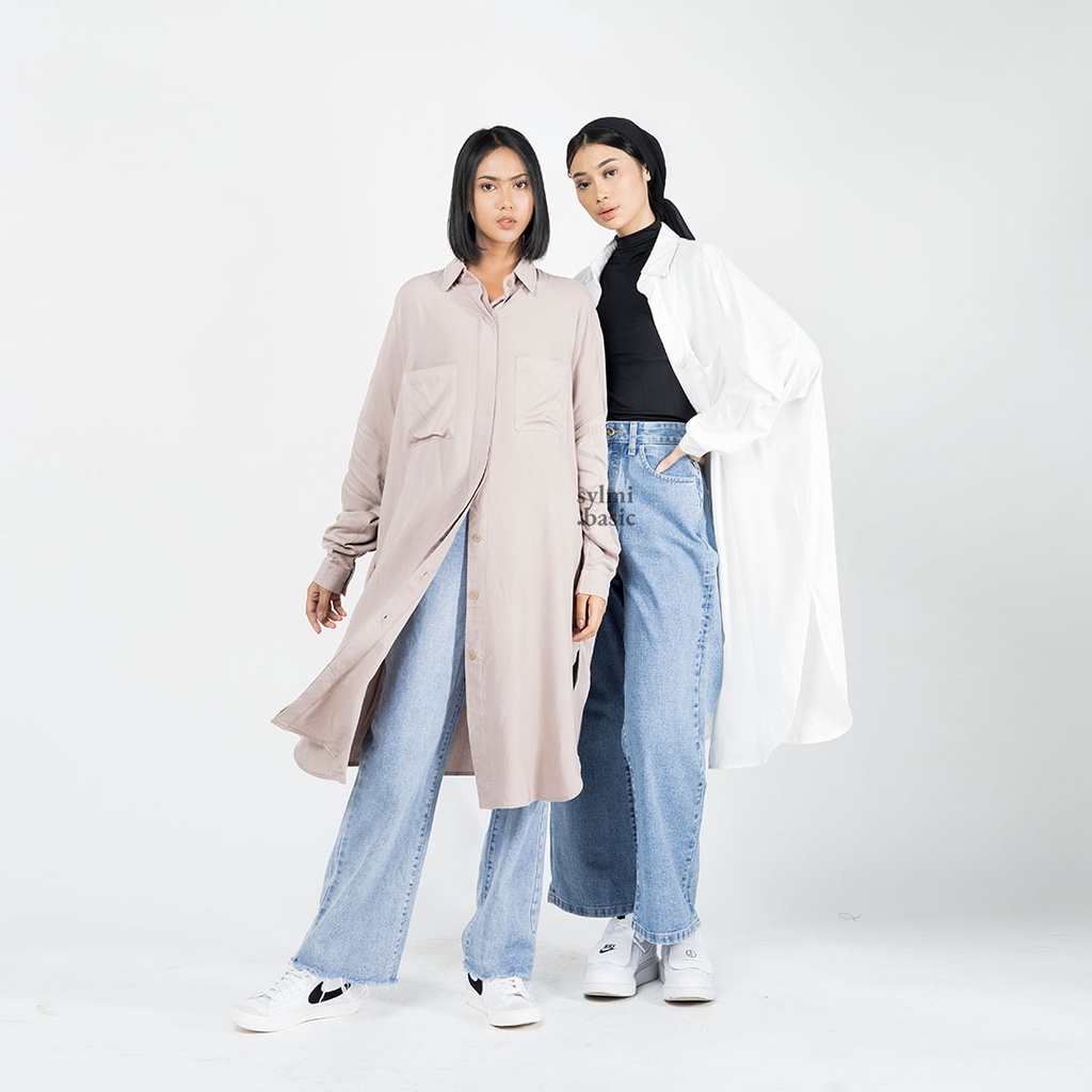 [𝐒𝐲𝐥𝐦𝐢] BAZZE LONGSHIRT by 𝐒𝐲𝐥𝐦𝐢 Basic