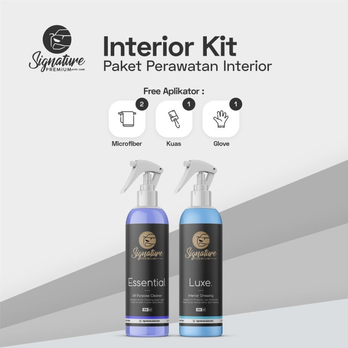Interior Kit by Signature | Perawatan Interior Mobil