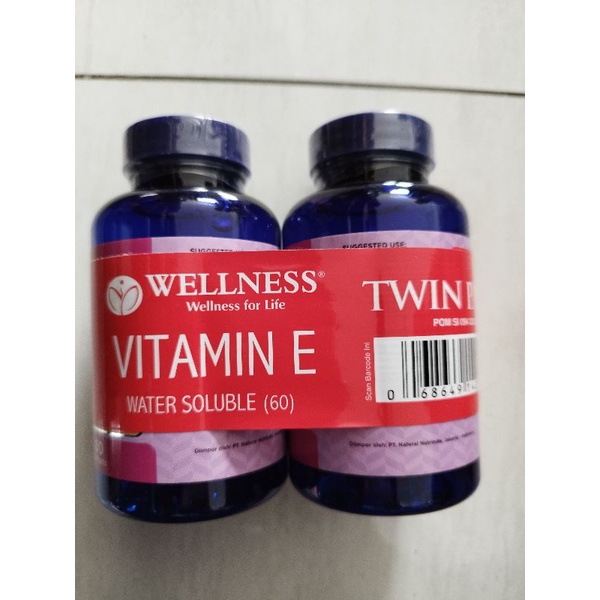 WELLNESS Natural Vitamin E 400 IU 60 Soft Gel | Twinpack