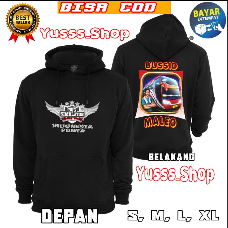 Jaket Bussid Lengan Panjang Hoodie Sweater Bus Simulator Indonesia