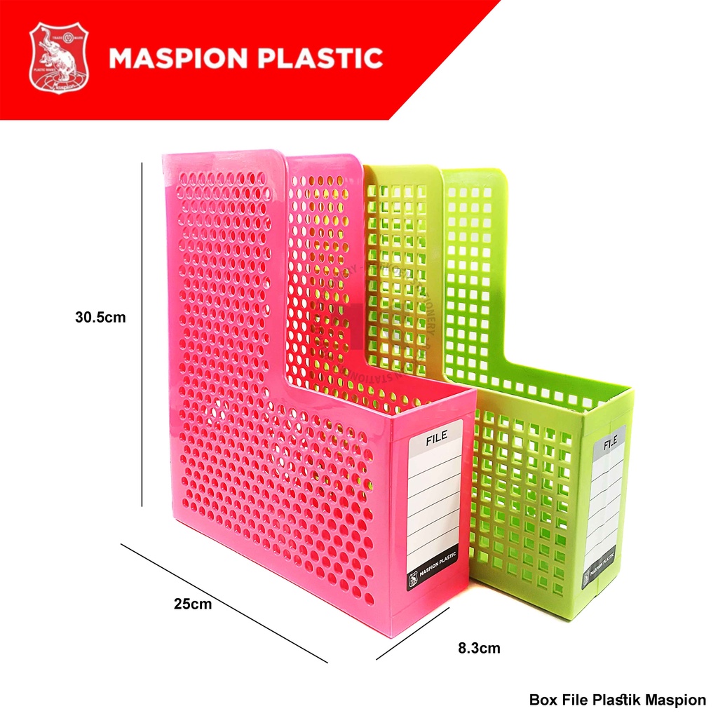 

Maspion Box File Plastik Mix (Warna Campur)