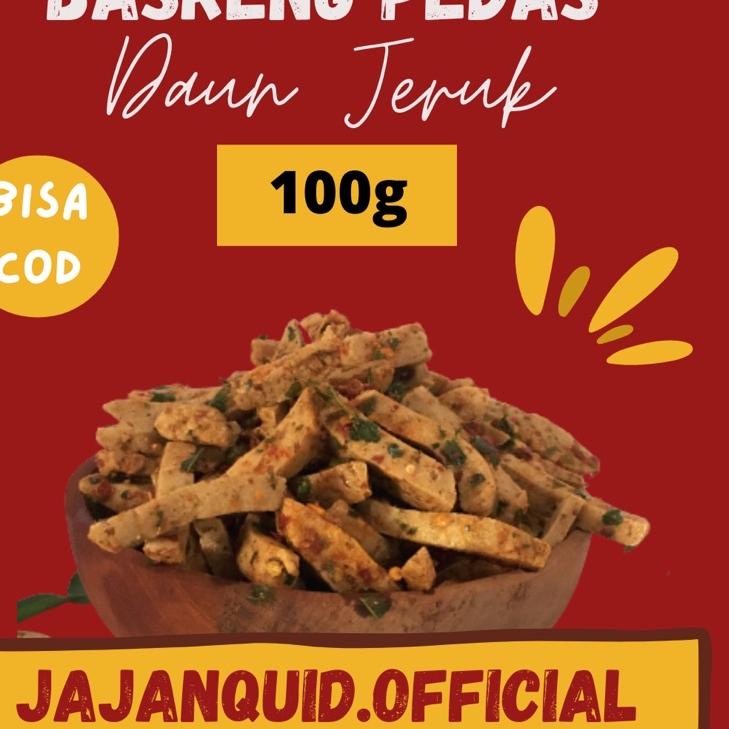 

❂ PROMO BASRENG PREMIUM 100gr PEDAS DAUN JERUK JAJANQUID ♞