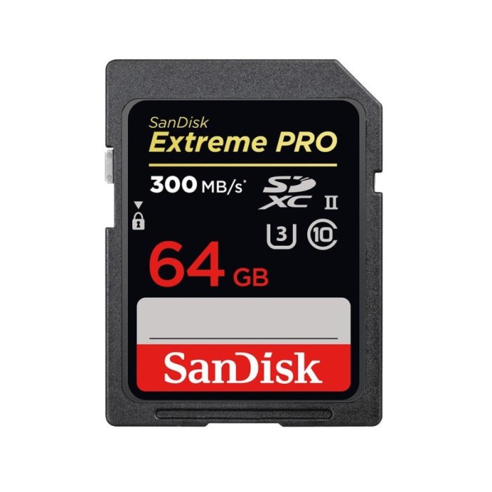 SanDisk Extreme Pro SDXC UHS-II Card V90 64GB SD Card