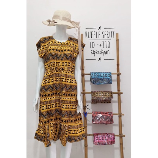 Daster serut/ Daster Ruffle