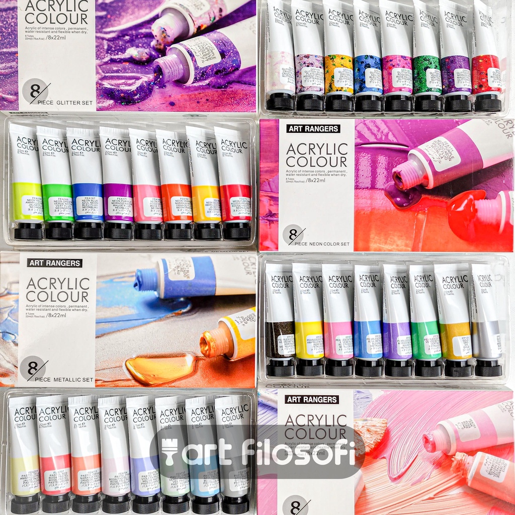 

Cat Akrilik Set Art Rangers Set 8x22ml | Art Rangers Acrylic Set