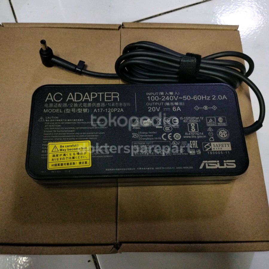 Adaptor Charger Laptop ASUS ViVobook Pro 14X 20V 6A 120W Series