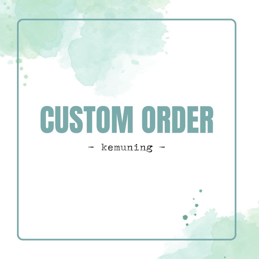 SPECIAL ORDER
