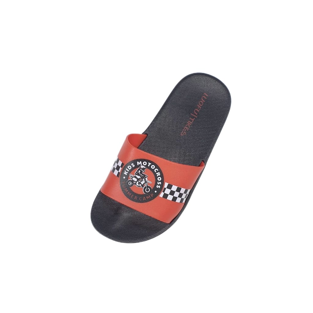 LUOFU ORIGINAL jelly sandal karet empuk murah anak cowok import sendal selop F3112E32SH