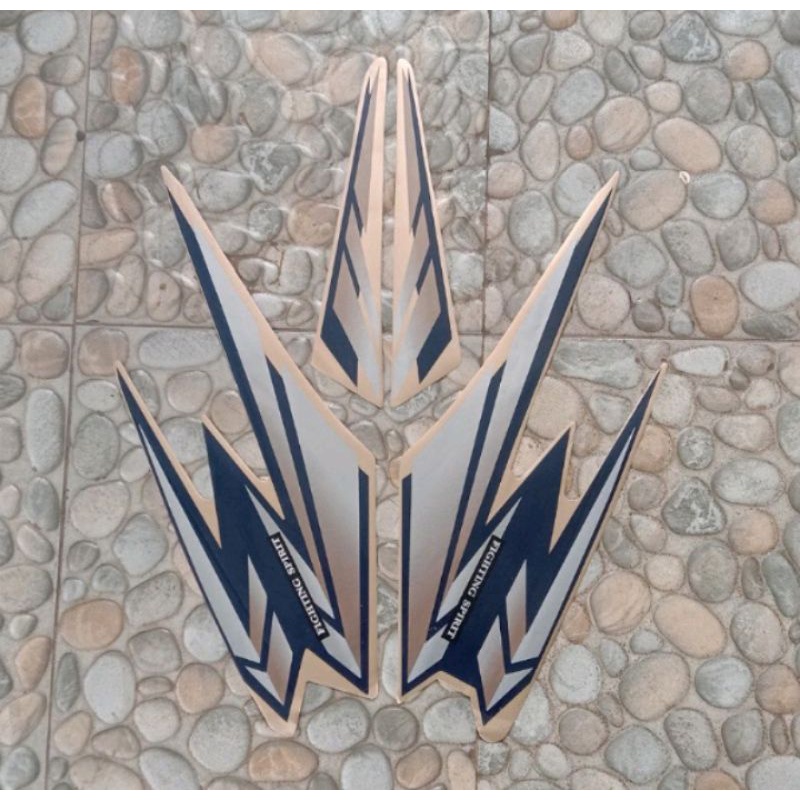 STIKER STRIPING RX KING 2002 GOLD