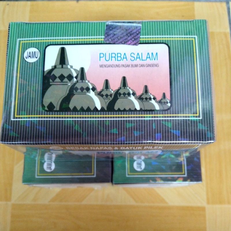 

PURBA SALAM sesek nafas batuk filek original 100% serbuk isi 20 saset