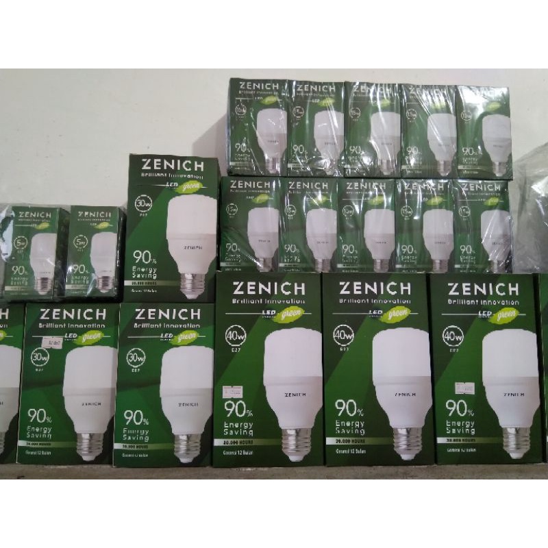 LAMPU LED ZENICH 5W, 10W, 15W, 20W, 30W, 40W