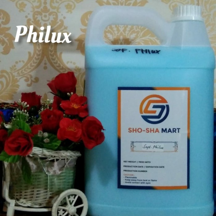 Softener pakaian wangi philux,downi black,molto blue