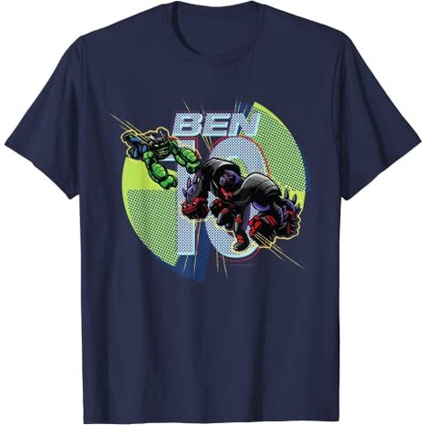 Baju Kaos Dewasa Ben 10 BEN 10 T-Shirt Pakaian Fashion Katun Pria Wanita Distro Lengan Pendek Terbar