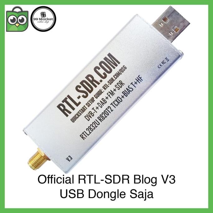 RTL-SDR Blog V3 Dongle Only RTLSDR R820T2 RTL2832U 1PPM TCXO RTL SDR