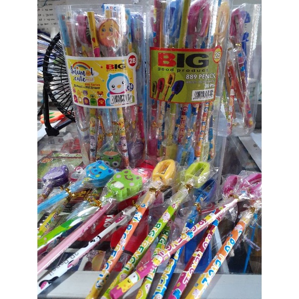

PENSIL 2B BIG KARAKTER /PENSIL + PENGHAPUS & PENSIL + RAUTAN