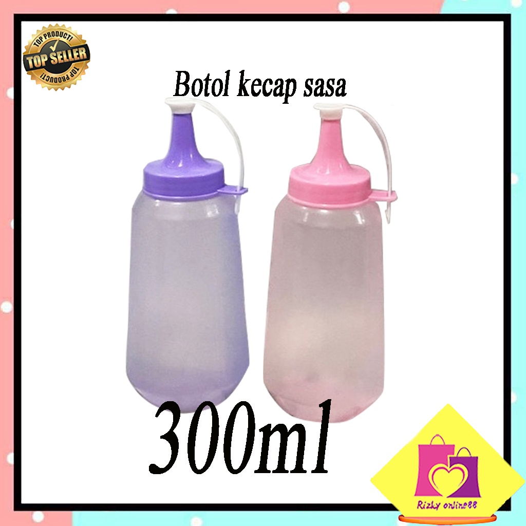 Rizkyonline88 Botol kecap sasa ukuran 300ml BKS203