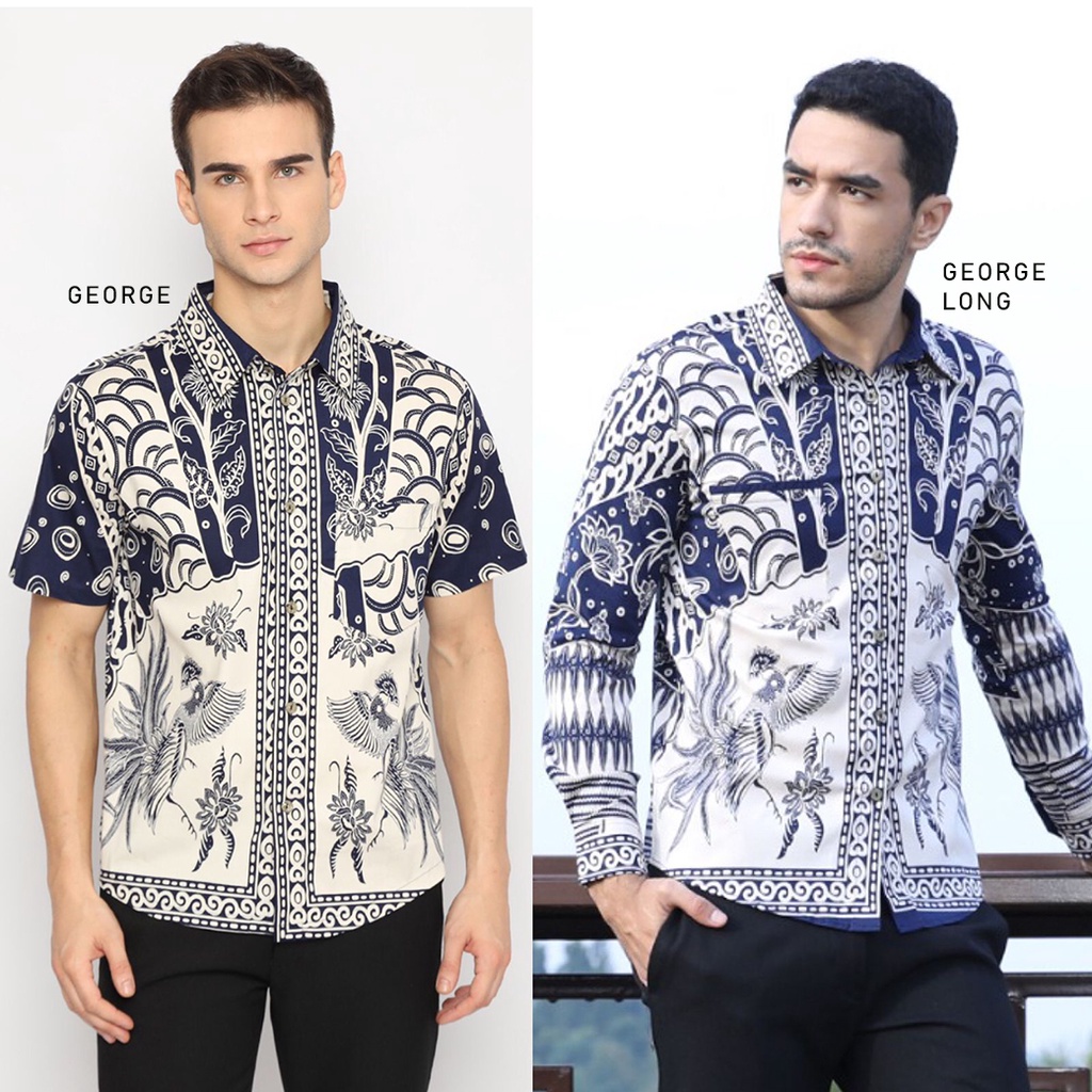 GEORGE MAN STANDAR ,JUMBO &amp; SUPER JUMBO - Kemeja Batik Pria