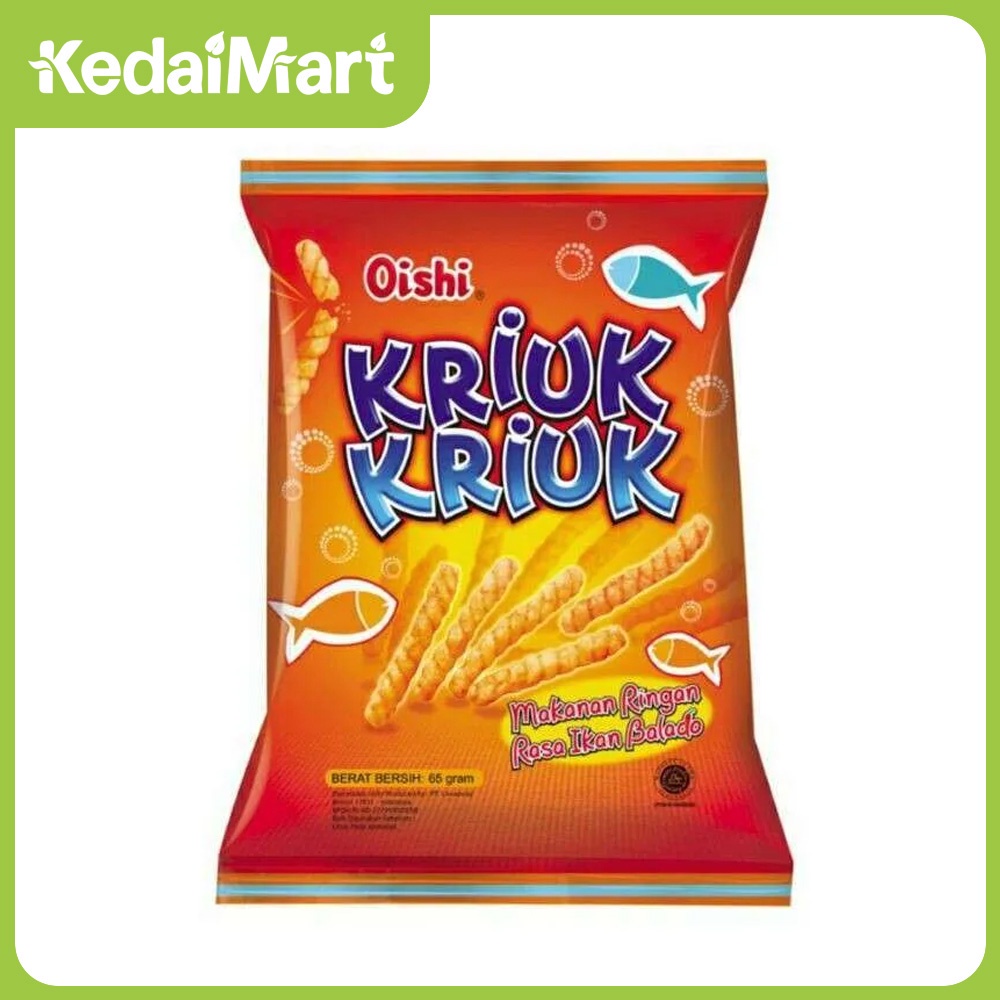 

Oishi Kriuk Kriuk Ikan Balado 65 Gram