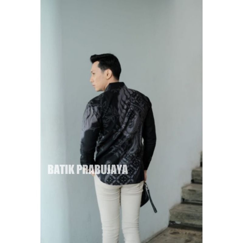 BATARA Kemeja Batik Pria Modern Premium Lengan Panjang Terbaru - Baju Hem Batik Pria Tangan Panjang Cowok Kondangan Pesta Kerja