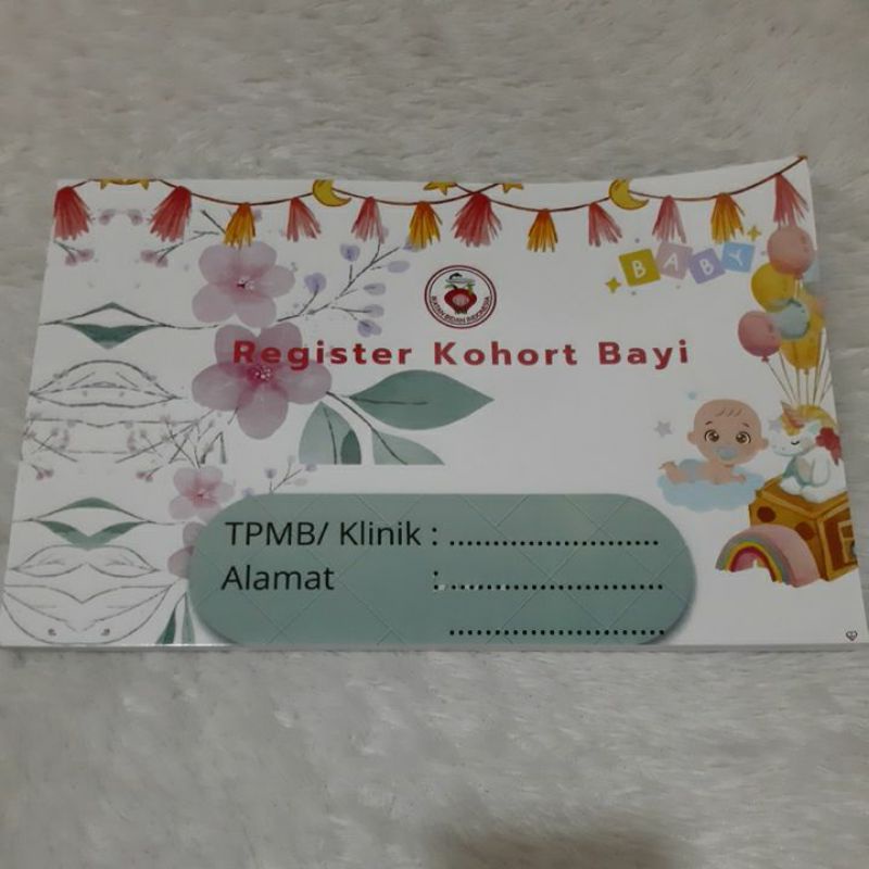 

Buku register kohort Bayi
