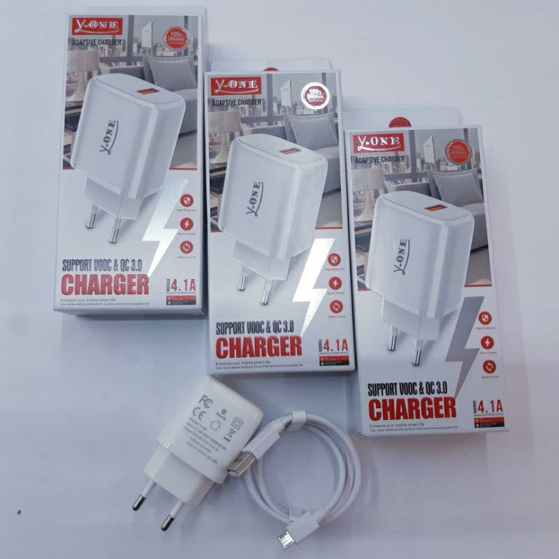 Charger Micro Y ONE PC09 4,1A Suport VOOC Dan QC 3.0