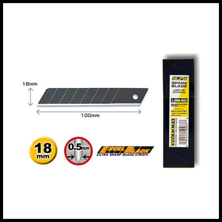 

Pisau Refill Blade Olfa Lbb-50 Untuk Cutter Olfa Heavy Duty