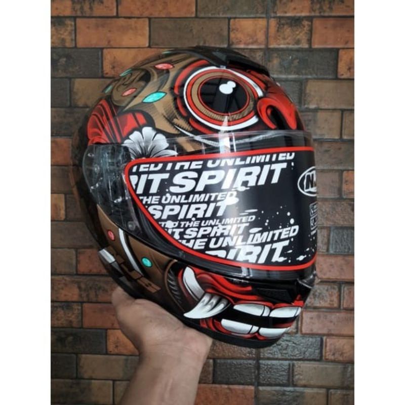 HELM NJS ZX1 BARONG GLOSSY DAN DOFF