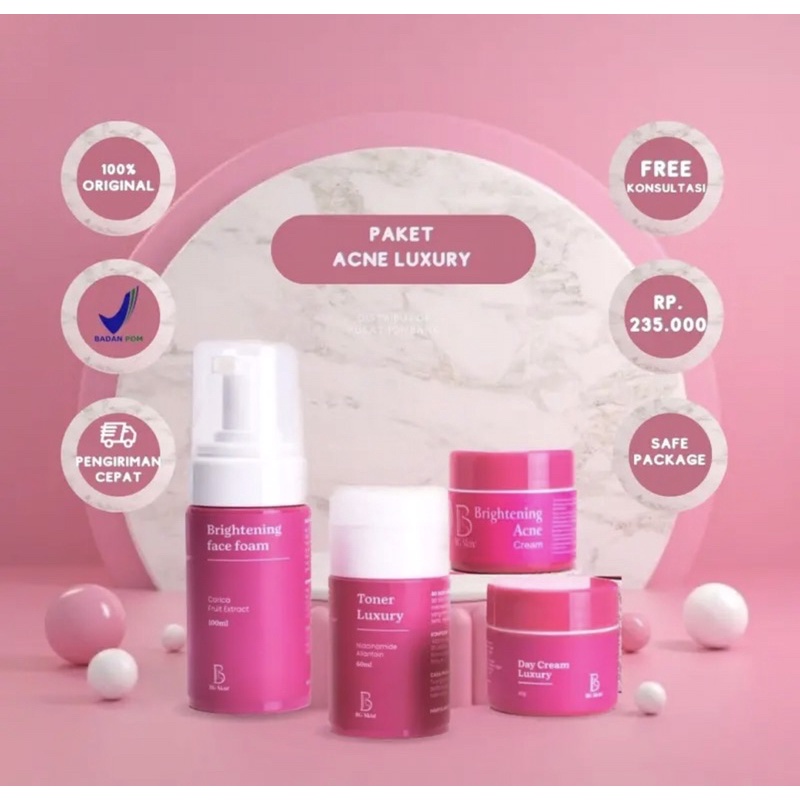 BG SKIN Beauty Glow Paket BG PAKET ACNE LUXURY ORIGINAL