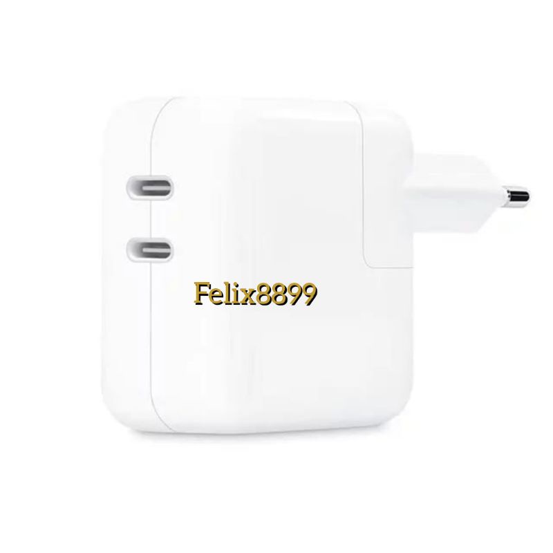 Adapter Charger Fast Charging 35W Dual Port Type C