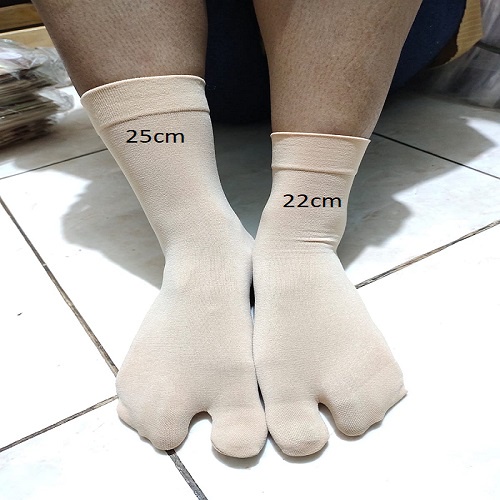 Kaos Kaki Samsung Anti Slip  Bahan Stocking Tebal  Kaus Kaki Wanita Jempol Samsung Anti Licin Panjang  Kaos Kaki 2 Jari Muslimah